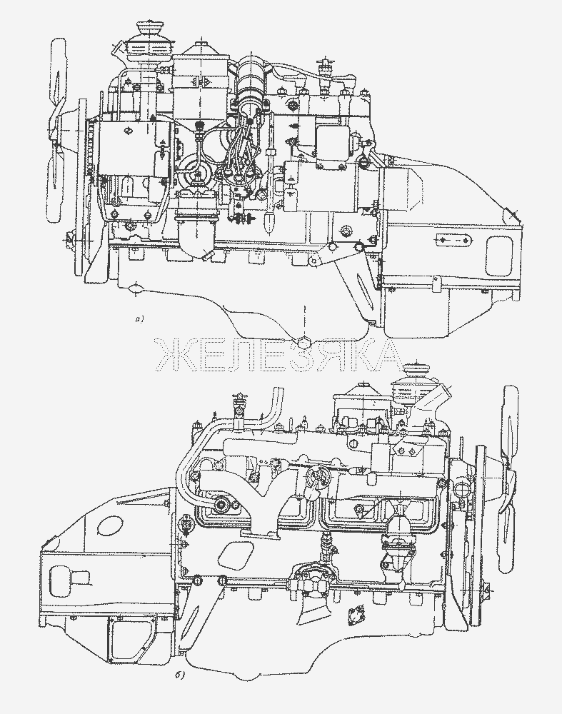 Двигатель.  ГАЗ-12 (ЗИМ)