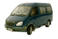 Отопитель задний автомобиля-фургона, ограждение отопителя, радиатор, электродвигатель с вентилятором. 