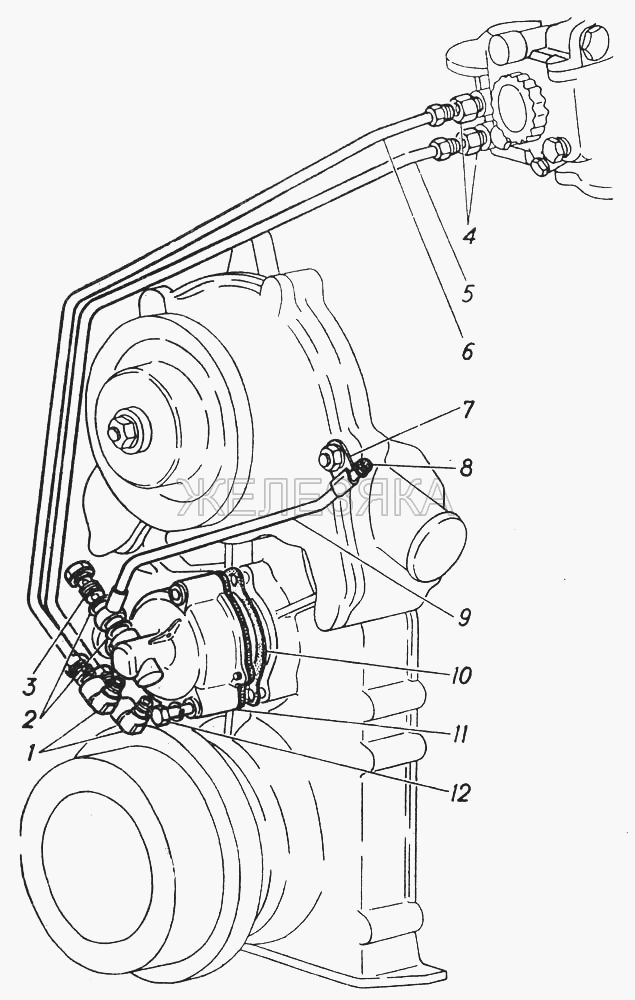 Датчик ограничителя оборотов двигателя.  ГАЗ-5312