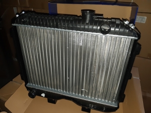 Радиатор охлаждения двигателя УАЗ-469, 3741,3151 2-х рядный паяный NOCOLOK