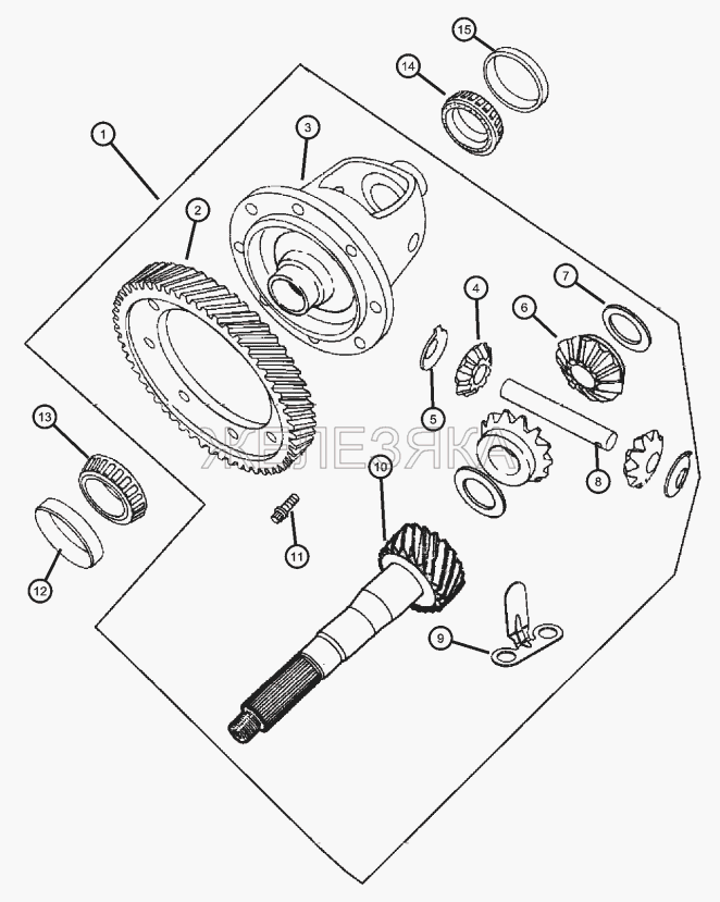 Дифференциал.  АКП Волга Сайбер